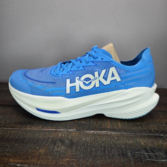 NEW Hoka One One Mach X 2 Mens Size 13 D Running Shoes 1155119 SYWR Blue White - Picture 7 of 12
